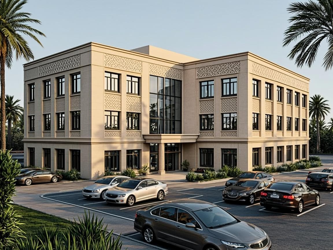 Architectural render of the planned Neobee Hospital campus in Chattogram